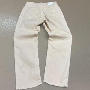 Everlane White/Cream Denim Preppy Ankle Jeans Size 26